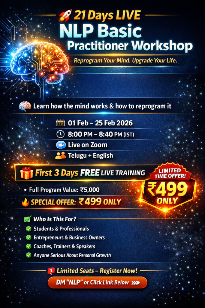 21 Day Basic NLP Practitioner